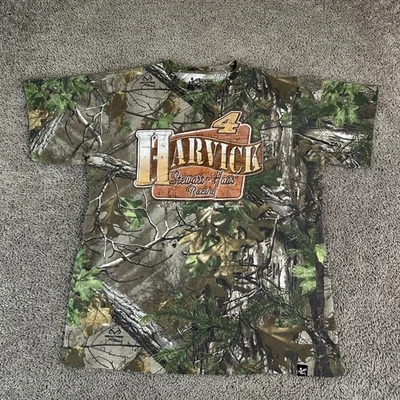 Kevin Harvick Shirt Mens Large Camo Stewart Haas Racing NASCAR Chase Authentics - Image 1 of 4