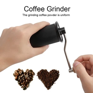 Household Portable Manual Coffee Mill Grinder Hand Crank Kitchen Grinding CS - Picture 1 of 12