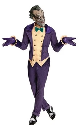 JOKER Costume Batman Arkham Asylum Rubies Adult Men’s Large Halloween - Image 1 of 4