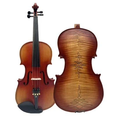 Nice-looking SONG Maestro 16" Viola,Double Purfling,Flames Back,Good Sound#15447 - Image 1 of 4