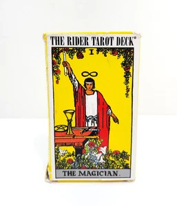 Vintage 1971 The Rider Tarot Waite Deck The Magician 78 Cards - No Instructions - Picture 1 of 4