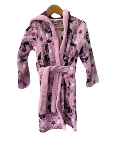 Tu Purple Miss My Little Pony Dressing Gown Size 5/6 Years Hooded Kids - Picture 1 of 10
