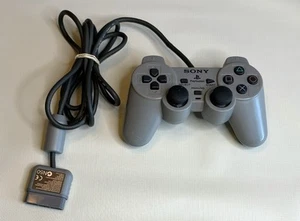 Playstation DualShock / Analog Controller Gray - Official OEM (SCPH-1200) - Picture 1 of 5