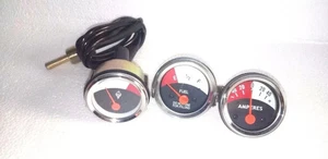 JOHN DEERE TRACTOR TEMPERATURE, FUEL, AMP GAUGE SET 1010 2010 - Picture 1 of 3