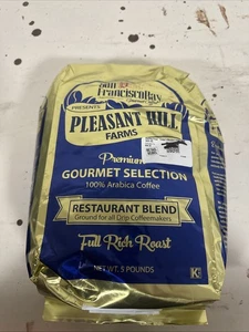 San Francisco Bay Pleasant Hill Farm Arabica Ground Coffee 5 LBS Medium Roast - Picture 1 of 3