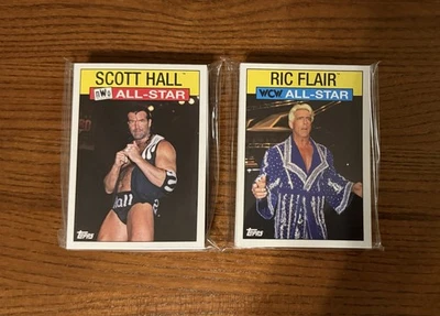 Juego de 40 tarjetas insertadas Topps Heritage WWE WCW/NWO All-Stars 2016 Foto 1 de 4