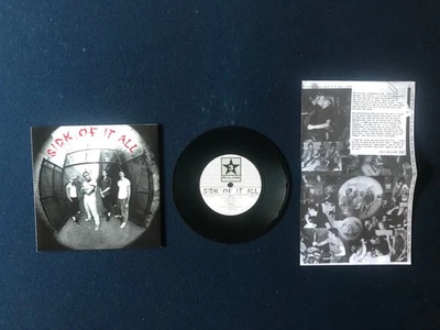 SICK OF IT ALL e.p. 2012 Press /540 revelation 7" nyhc warzone sxe cro mags - Image 1 of 2