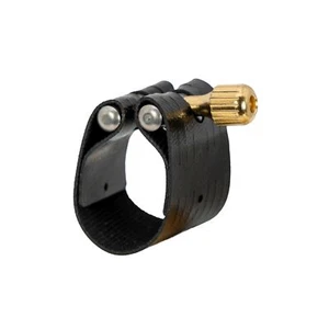 Rovner Ligature & Plastic Cap for Soprano Slim Saxophone - Dark Ligature for - Picture 1 of 2