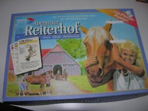 Noris Spiele *** Abenteuer Reiterhof *** Ponys Pferde Reiterwissen vollständig