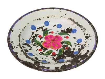 Indien Fleur Design Émail Kitchen Accessoire Plaque – Collection Plaque. i14-134 - Photo 1/4