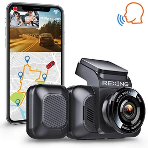 REXING V5C Basic Dash Cam Front 4K & 1080p Cabin Camera w/ Modular Capabilities - Picture 1 of 6