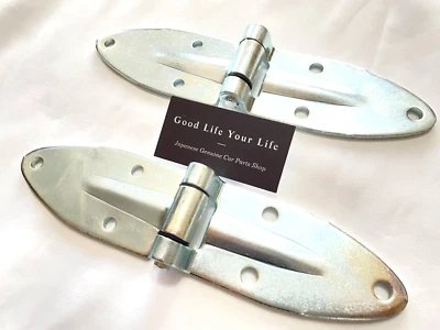 Toyota 69-86 Land Cruiser FJ40 BJ40 Hood Hinges LH RH Pair Set Genuine OEM Japan Foto 1 de 4