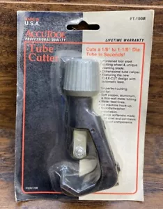 Vintage 1994 Accutool Tube & Pipe Cutter / Reamer USA Made - 1/8" to 1 1/8" O.D. - Picture 1 of 3