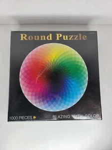 Brandneu 1000 Stück Rundpuzzle - Strahlend mit Farbe Neu & Versiegelt - Bild 1 von 6
