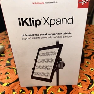 New IK Multimedia iKlip Xpand Universal Mic Stand Mount for Tablets - Picture 1 of 4