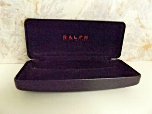 Ralph Lauren Black Hard Shell Eye/SunGlass Case - Picture 1 of 3