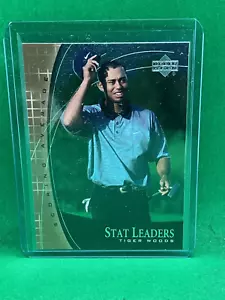2001 Upper Deck Tiger Woods Stat Leaders #SL11 Card - Picture 1 of 2