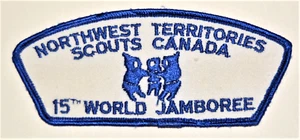 Northwest Territories Contingent Badge 1983 XV Alberta World Jamboree Mondial - Picture 1 of 4