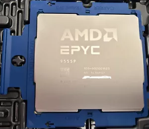 AMD EPYC TURIN SP5 ZEN5 9555P 64-Core 3.2GHz Processor CPU 100-000001523 - Picture 1 of 1