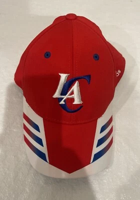 Chapéu de basquete LA Clippers - Adidas Clima Lite tamanho P/M ajustado - Imagem 1 de 4