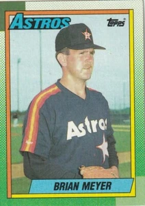 FREE SHIPPING-MINT-1990 Topps #766 Brian Meyer Astros PLUS BONUS CARDS - Picture 1 of 1