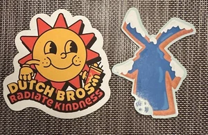 2 Dutch Bros Aufkleber - Bild 1 von 3