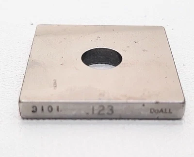 DoAll Gage Block .123" Square Steel ASME #9101 - Image 1 of 3
