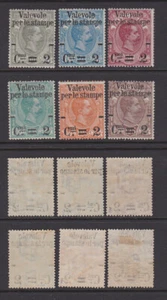ITALIEN 1890 Paketmarken überdruckt postfrisch * Sc.58-63 (Sa.50/55) - Bild 1 von 1