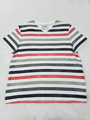 Urban Pipeline Men's Tee shirt Top Striped Basic T XXL  2XL Summer Relaxed Vibe  - Image 1 of 4