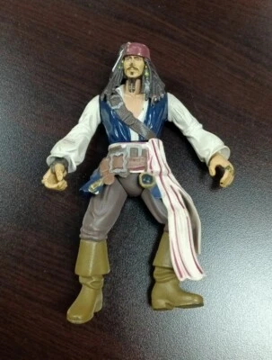 Figura de acción Piratas del Caribe Capitán Jack Sparrow 7" Zizzle Disney  Foto 1 de 4