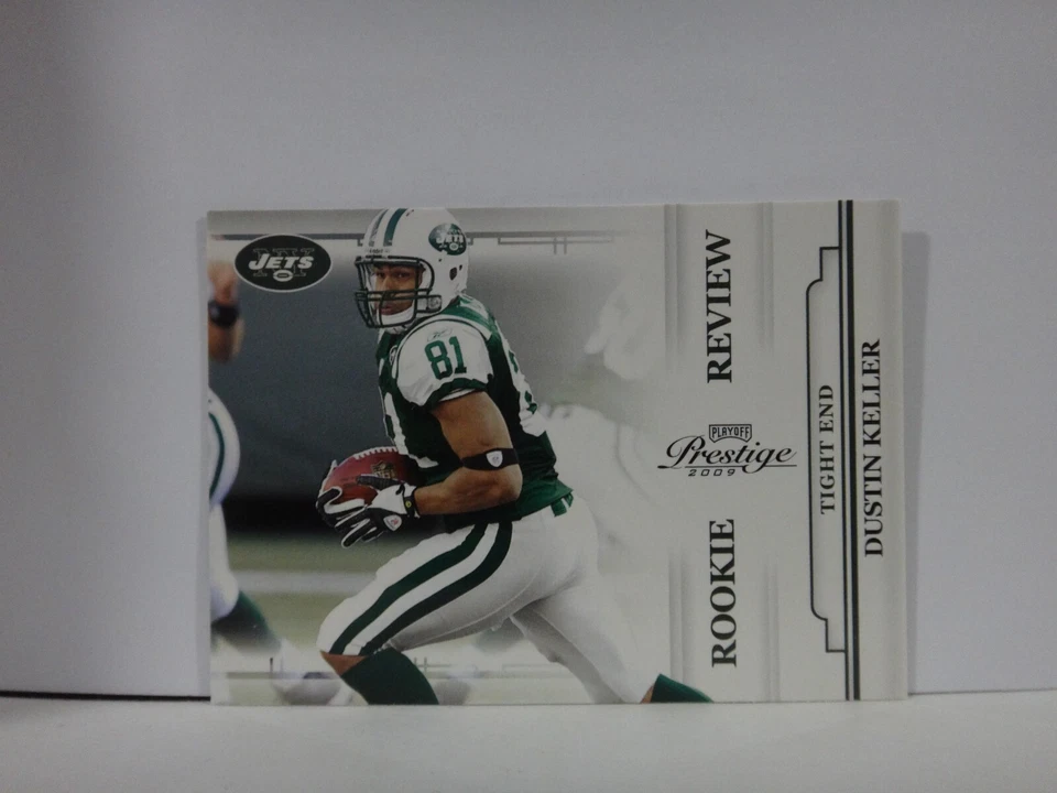2009 Playoff Prestige Rookie Review Dustin Keller #16 - Image 1 of 2