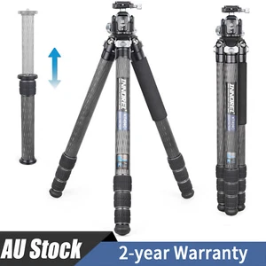 KT404C Carbon Fiber Compact Tripod 201cm Professional Heavy Duty Camera Stand - Picture 1 of 23