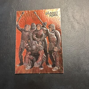 Jb6b Planet Of The Apes Foil Embossed Topps 2001 F8 gorilla - Picture 1 of 2