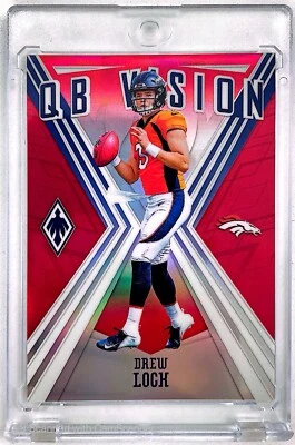 2019 Panini Phoenix Drew Lock #4 QB VISION RED /299 RC Rookie Rare NY Giants - Image 1 of 2