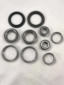 FORD LIGHTNING 99-04 FRONT END SEALS BEARINGS  RACES SPINDLE NUTS RETAINER CPINS - Picture 1 of 7