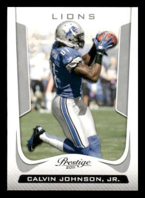 2011 Panini Prestige #65 Calvin Johnson Detroit Lions - Image 1 of 2