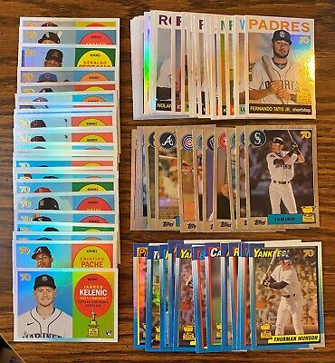 2021 Topps All-Star Rookie Cup Base Set Foil Refractor PICK YOUR CARD #1-100 • 1.99$