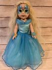 American Girl Wellie Wisher Doll 14.5” Mermaid Long Blonde Hair Custom