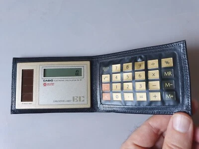 Casio Executive Card SL-81 - calculatrice solaire Solar Cell calculator - Photo 1/4