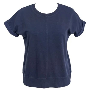 GreenTea Enzyme Wash Damen Kurzarm Oberteil, Indigo (Marineblau)/Schwarz/S/Med/XL, Neu mit Etikett - Bild 1 von 11
