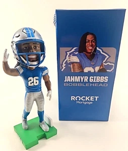 Jahmyr Gibbs Detroit Lions Bobblehead With Box Current Pro Bowler - Picture 1 of 11