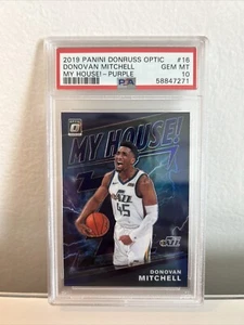2019 Panini Donruss Optic Donovan Mitchell My House #16 Psa 10 Gem! SP MVP? 🔥 - Picture 1 of 2
