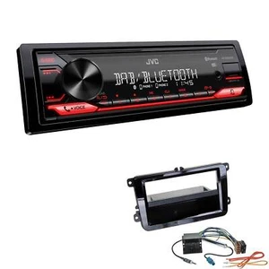 JVC KD-X282DBT Auto Radio Bluetooth DAB+ USB für Skoda Fabia II piano black - Bild 1 von 5