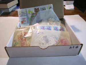 WORLDWIDE MIXTURE BOX collection over 1500 stamps ,many better box A-4 - Picture 1 of 14