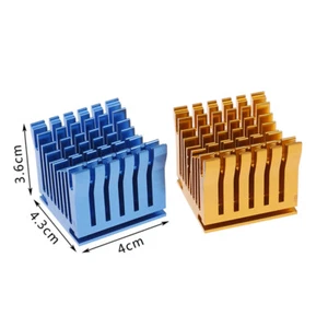 Aluminium Southbridg Heatsink Motherboard South North Bridge Chipset Radiato _xa - Photo 1/14