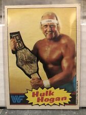 1985 WWF Hulk Hogan O-pee-chee WWE #1 Rookie Wrestling