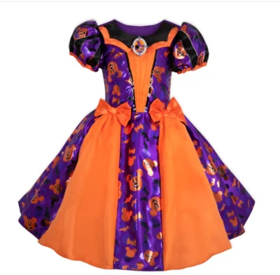 GIRLS SIZE 5-6 DISNEY MINNIE MOUSE WITCH COSTUME DRESS NWT - Image 1 of 4