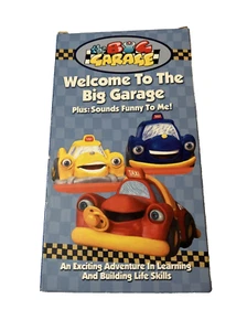 The Big Garage Welcome to the Big Garage Vintage VHS 2003 Kids 2 Episodes - Imagen 1 de 3