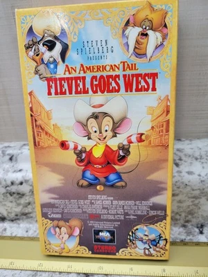 An American Tail Fievel Goes West VHS 1991 Animation MCA Universal - Image 1 of 2