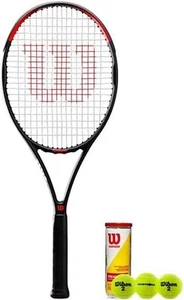 Raqueta de tenis Wilson Pro Staff Precision Team 103 grafito y 3 pelotas de tenis - Imagen 1 de 4